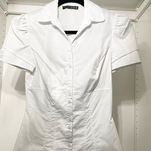 White button up with collar